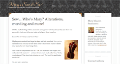 Desktop Screenshot of marysews.com